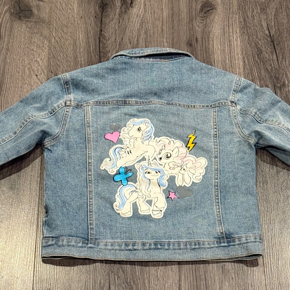 My little Pony Girls Kids Denim Jacket Super cute casual Jean jacket